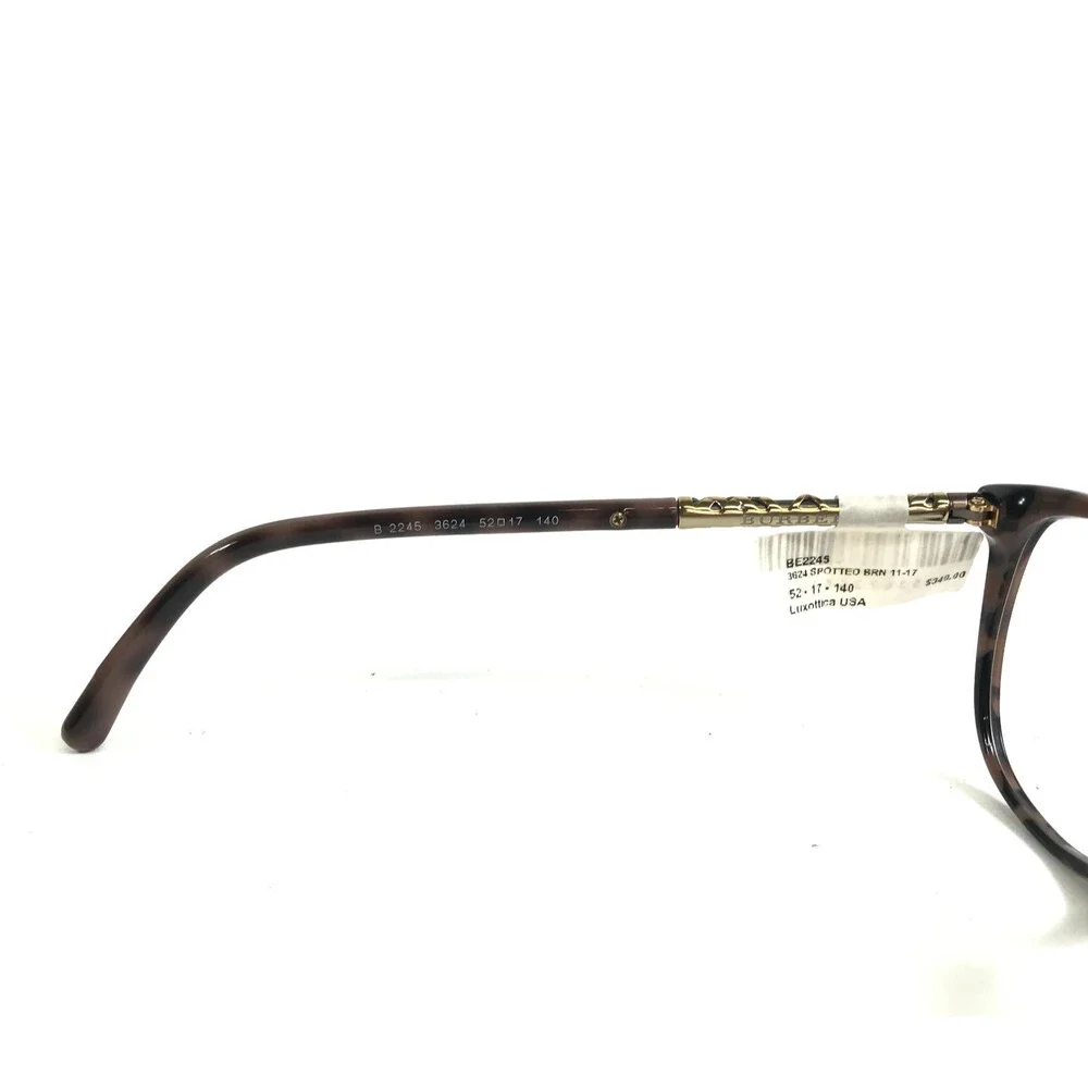 Burberry Eyeglasses Frames B2245 3624 SPOTTED BRN Brown Cat Eye 52-17-140